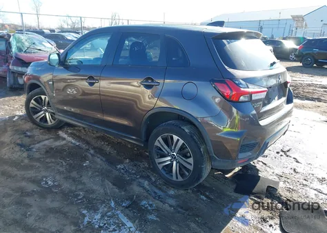 2020 Mitsubishi Outlander Sport 2.0 Es из США, поврежденный, VIN JA4AP3AU4LU010640